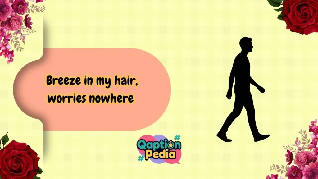 Short evening walk captions for Instagram