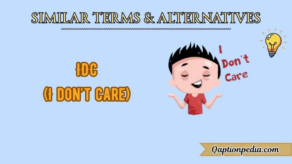 Similar Terms & Alternatives