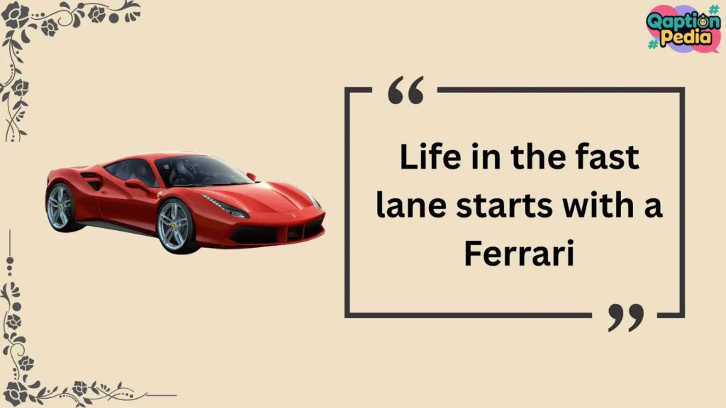 Ferrari Captions