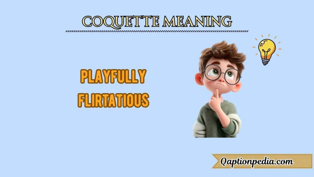 Coquette Meaning
