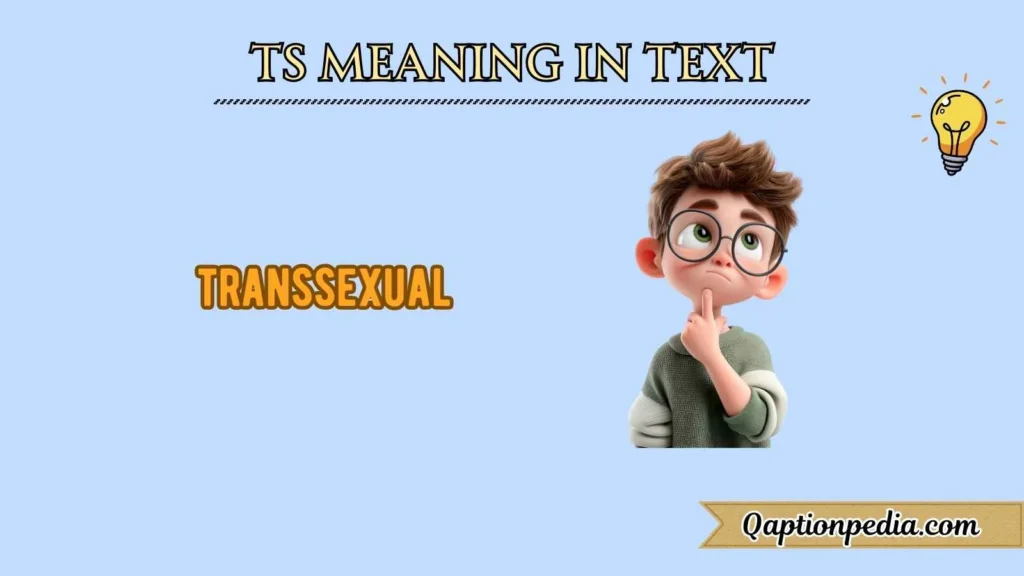 Ts Meaning In Text
