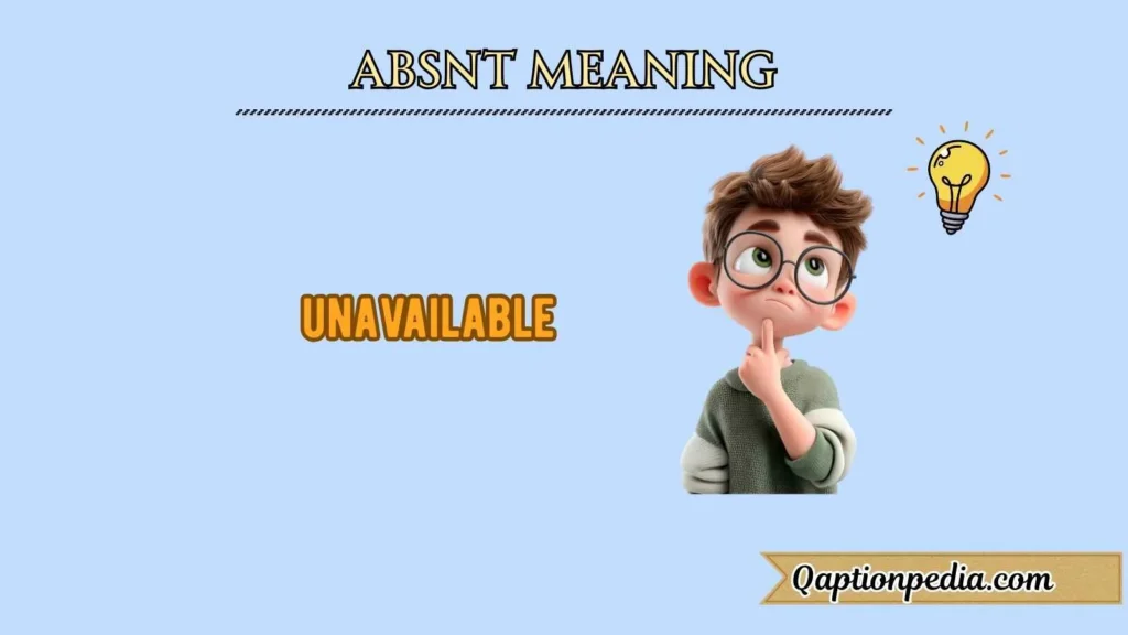 absnt meaning