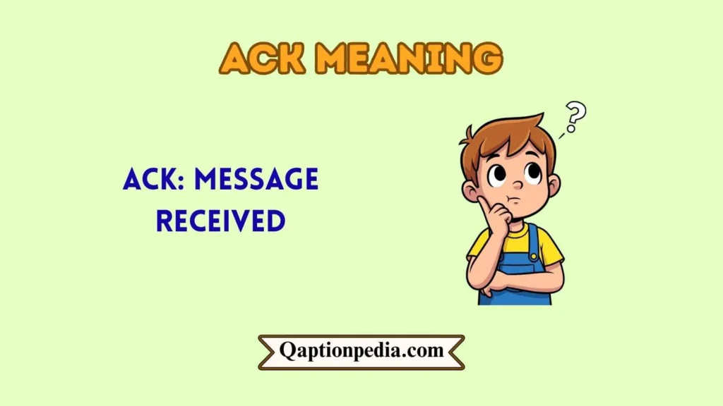 ack meaning