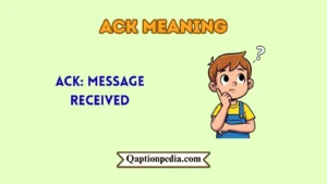 ack meaning