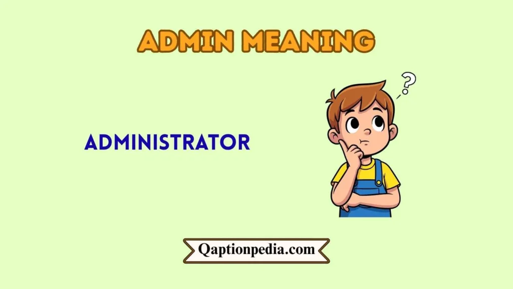admin meaning