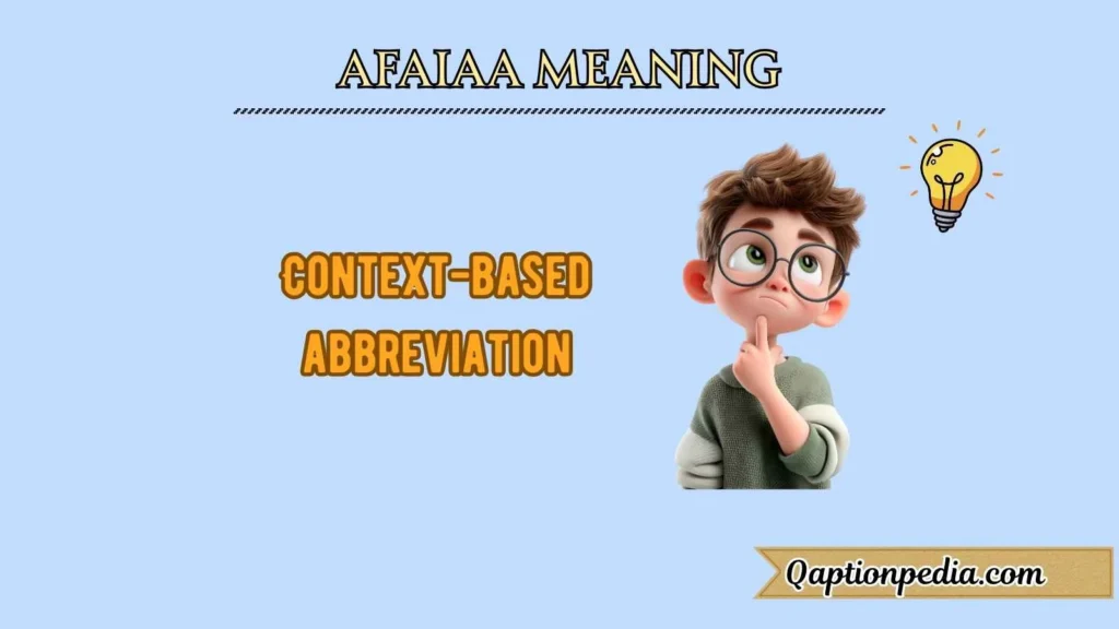 afaiaa meaning