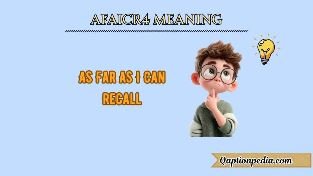 afaicr4 meaning