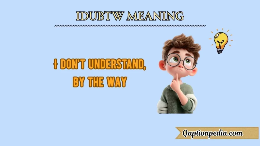 idubtw meaning